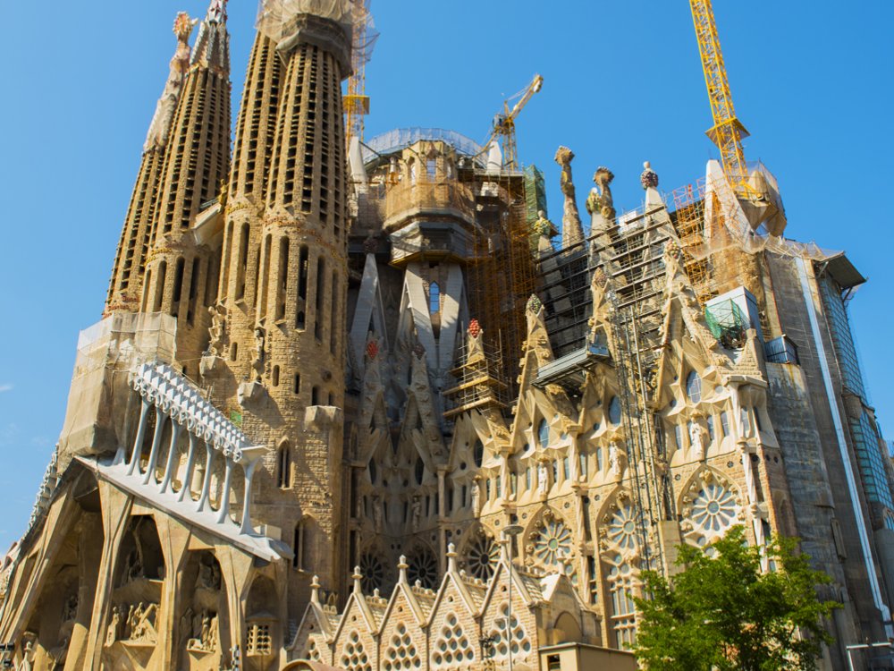 Image 1 of Coronation of the Mother of God Tower at Sagrada Familia in Barcelona