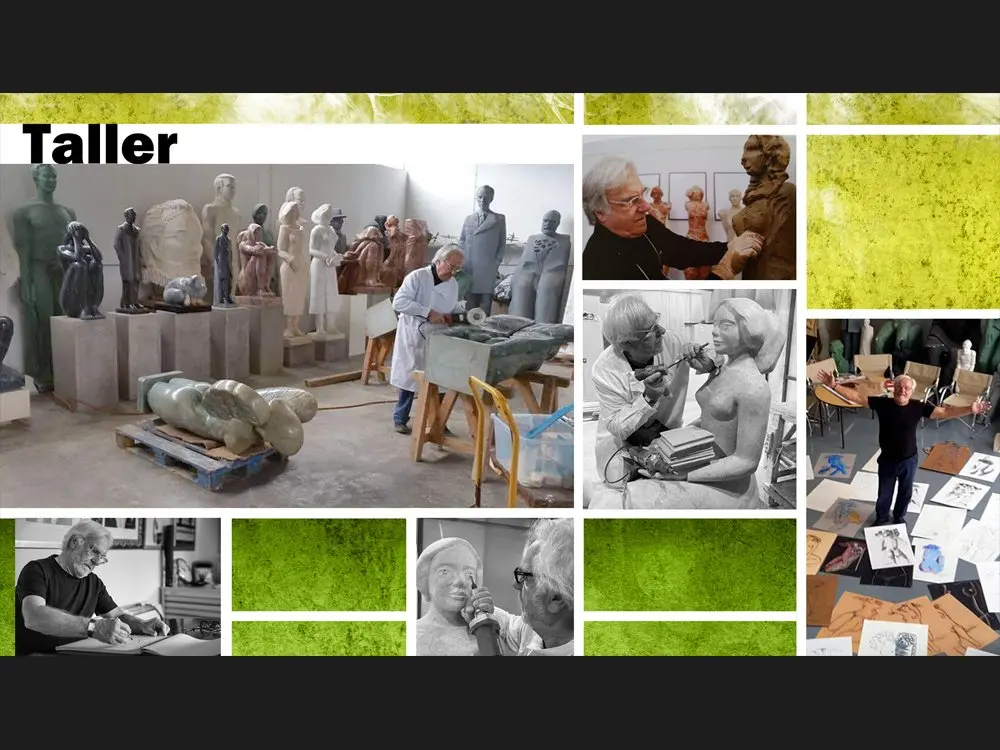 Imagenn 2 de El escultor portugués Francisco Simoes que trabaja con Camar desde hace más de 20 años, recibe el premio al diseño en la XXXVI edición Premios Macael